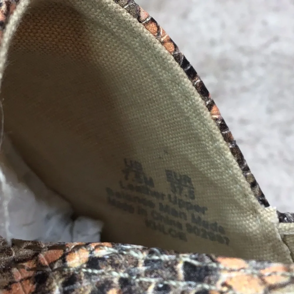 Sam Edelman leather snakeskin espadrilles 7.5